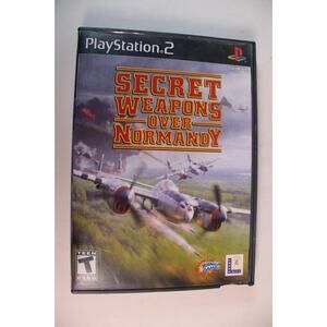 Secret Weapons Over Normandy (Sony PlayStation 2, PS2) Complete, Tested/works
